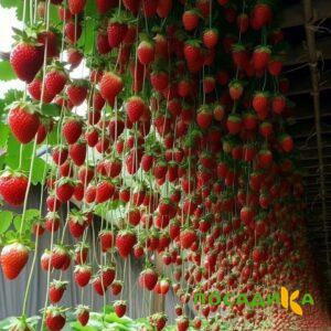 Клубника ампельная Анастасия купить по цене от 370р. в интернет-магазине «Посадика» с доставкой почтой в в Ейске и по всей России – [изображение №1].